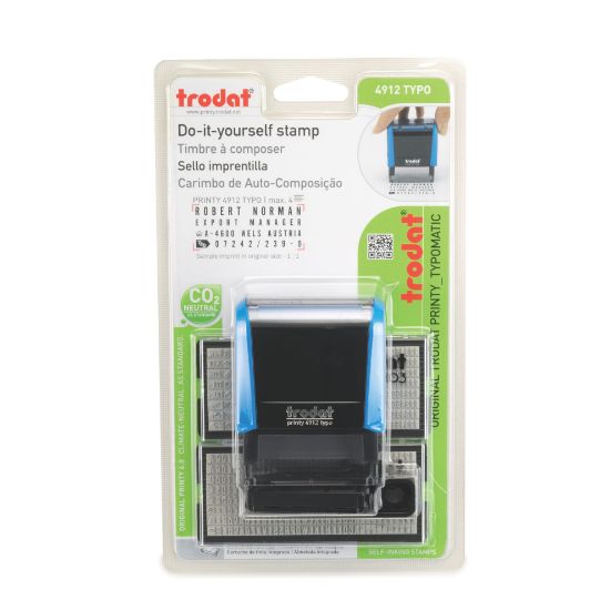 Picture of TRODAT 4912 PRINTY 47X18MM TYPO DIY SET