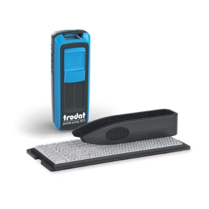 Picture of TRODAT 9511 POCKET PRINTY TYPO SKYBLUE