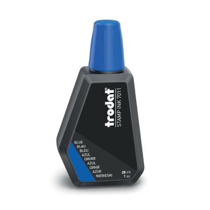 Picture of TRODAT 7011 STAMP PAD INK 28ML BLUE