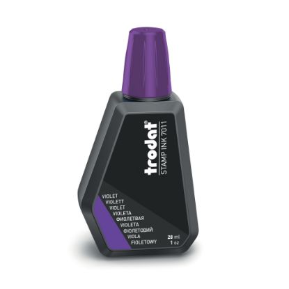 Picture of TRODAT 7011 STAMP PAD INK 28ML VIOLET
