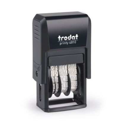 Picture of TRODAT 4810 PRINTY DATE MINI 3.8MM BLK