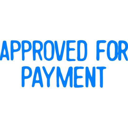 Picture of XSTAMPER CX-BN 1025 APPROVED FOR PAY BLU