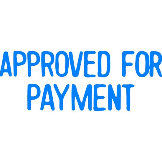 Picture of XSTAMPER CX-BN 1025 APPROVED FOR PAY BLU