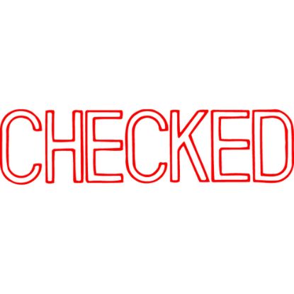 Picture of XSTAMPER CX-BN 1038 CHECKED RED