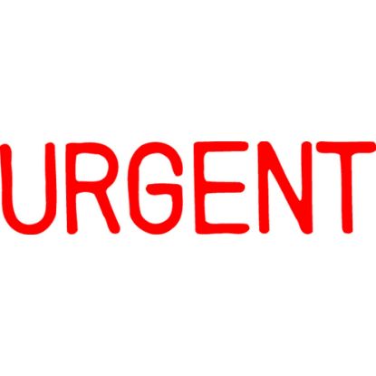 Picture of XSTAMPER CX-BN 1103 URGENT RED