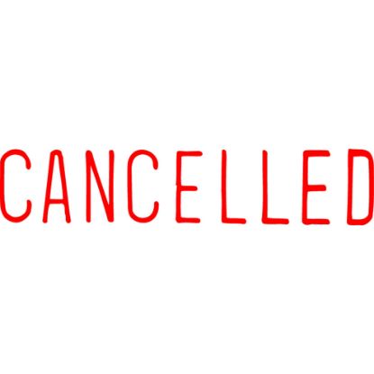 Picture of XSTAMPER CX-BN 1119 CANCELLED RED