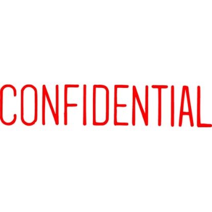 Picture of XSTAMPER CX-BN 1130 CONFIDENTIAL RED