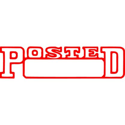 Picture of XSTAMPER CX-BN 1211 POSTED DATE RED