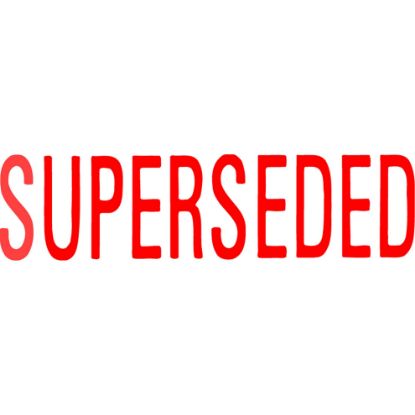 Picture of XSTAMPER CX-BN 1366 SUPERSEDED RED