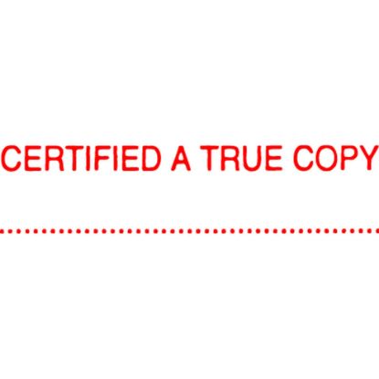 Picture of XSTAMPER CX-BN 1541 CERT.TRUE COPY RED