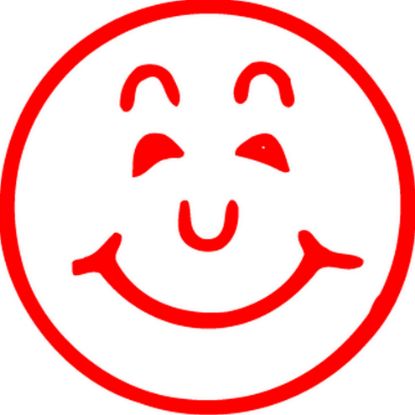 Picture of XSTAMPER CE-16 11303 SMILE FACE RED