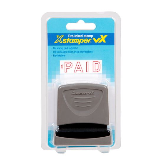 Picture of XSTAMPER VX-B 1005 PAID HANGSELL RED