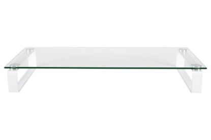 Picture of ESSELTE MONITOR STAND 60CM GLASS WH LEGS