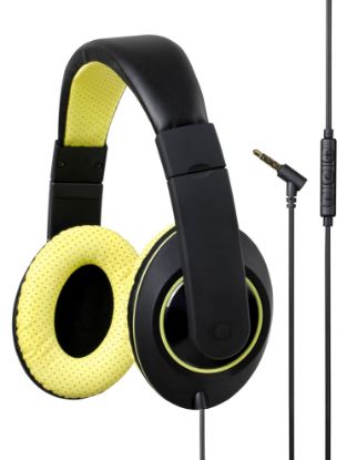 Picture of KTG OVEREAR HEADPHONES YELLOW