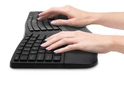 Picture of KTG DUAL WIRELESS ERGO DESKTOP SET - BK