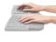 Picture of KTG DUAL WIRELESS ERGO KEYBOARD - GREY