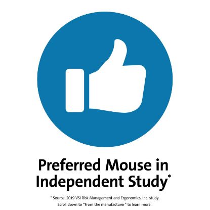 Picture of KTG PRO FIT VERTICAL WIRELESS MOUSE GREY