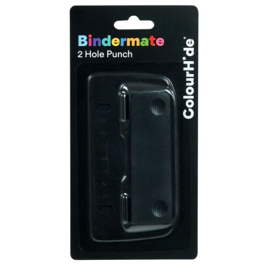 Picture of CH BINDERMATE 2 HOLE PUNCH BLACK