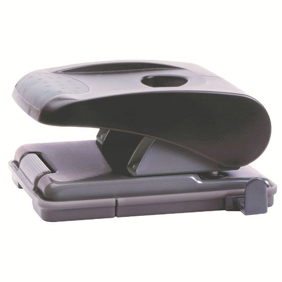 Picture of MBG PUNCH 2H PLASTIC MAXI 35SHT BLK