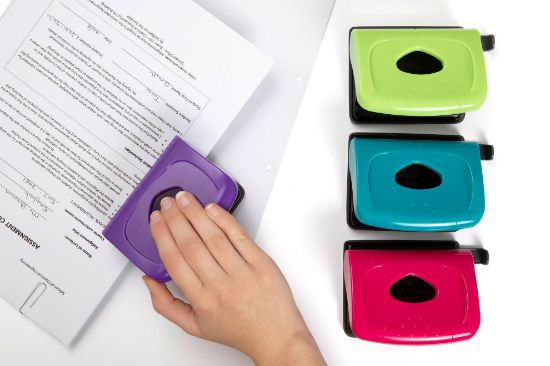 Picture of MBG PUNCH 2H PLASTIC 20SHT ASST