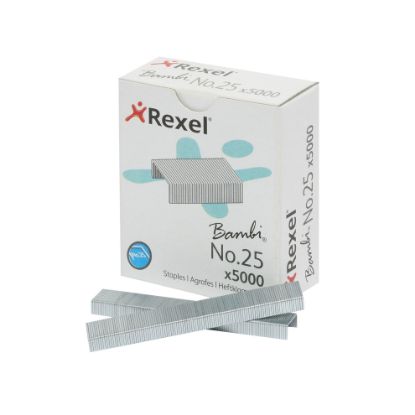 Picture of RXL STAPLES BAMBI NO.25 5000BX