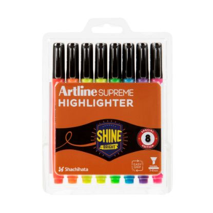 Picture of ARTLINE SUPREME HIGHLIGHTER PK8 AST AM