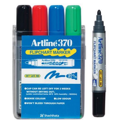Picture of ARTLINE 370 FLIPCHART MKR ASST WAL4