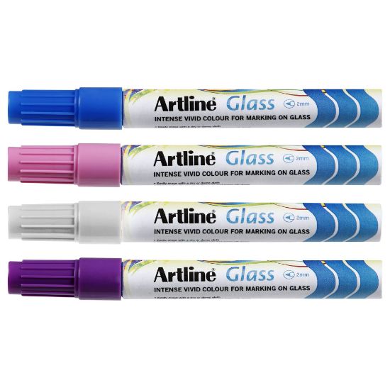 Picture of ARTLINE GLASS MARKER 2MM ASSORTED