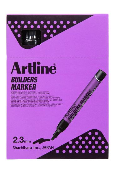 Picture of ARTLINE BUILDERS MARKER BLACK