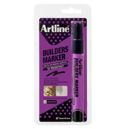 Picture of ARTLINE BUILDERS MARKER BLACK HS