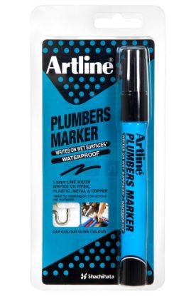 Picture of ARTLINE PLUMBERS MARKER BLACK HS