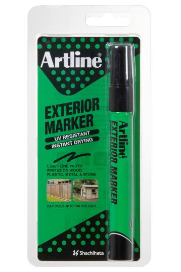 Picture of ARTLINE EXTERIOR MARKER BLACK HS