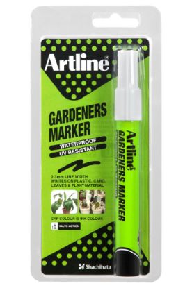 Picture of ARTLINE GARDENERS MARKER WHITE HS