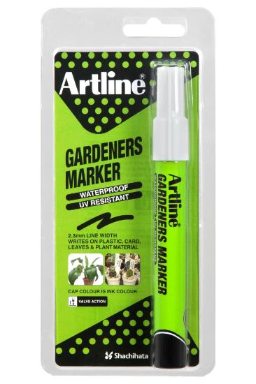 Picture of ARTLINE GARDENERS MARKER WHITE HS