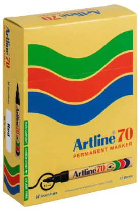 Picture of ARTLINE 70 PERMANENT MARKER RED