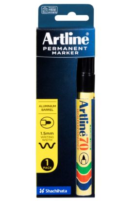 Picture of ARTLINE 70 PERMANENT MKR BLACK HS