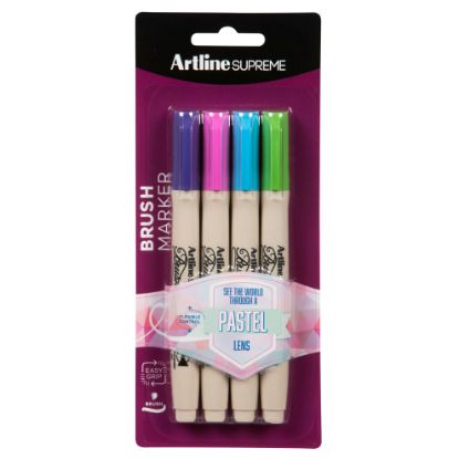 Picture of ARTLINE SUPREME BRUSH PASTEL PK4