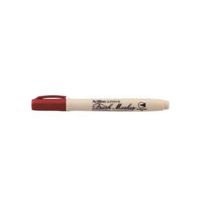 Picture of ARTLINE SUPREME BRUSH MKR DARK RED AM