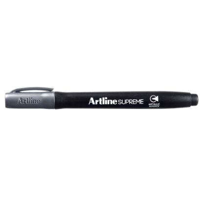 Picture of ARTLINE SUPREME METALLIC MKR BX12 SILVER