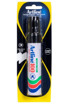 Picture of ARTLINE 100 PERMANENT MKR BLACK HS