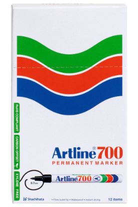 Picture of ARTLINE 700 PERMANENT MKR 8 COL ASST