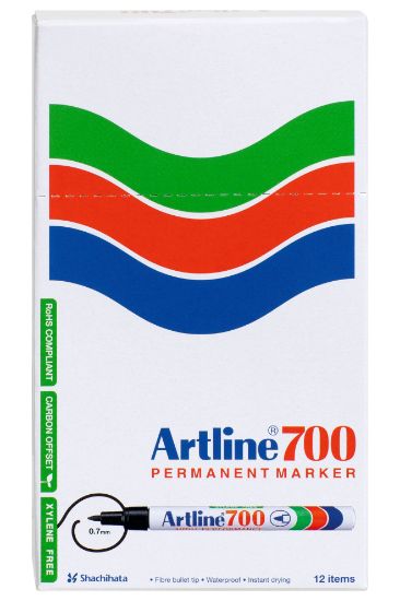 Picture of ARTLINE 700 PERMANENT MKR 8 COL ASST