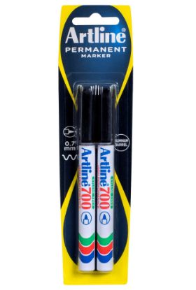Picture of ARTLINE 700 PERMANENT MKR TWIN BLACK HS