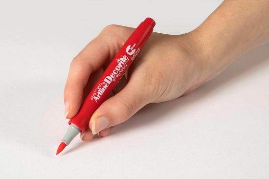 Picture of ARTLINE DECORITE STANDARD BRUSH RED