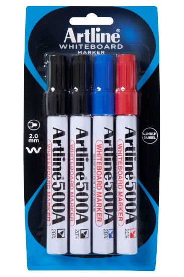 Picture of ARTLINE 500A WBOARD MKR 4PK ASST HS