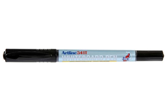 Picture of ARTLINE 541T DUAL NIB WB MKR BLK PK2 HS