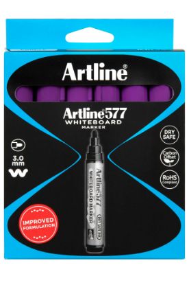 Picture of ARTLINE 577 WHITEBOARD MARKER PURPLE