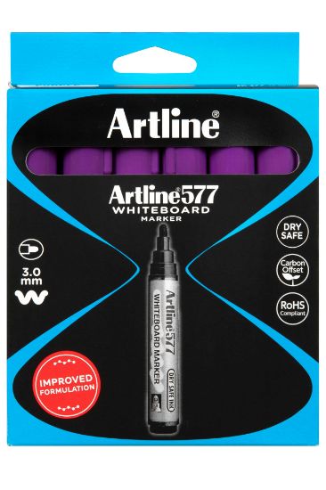 Picture of ARTLINE 577 WHITEBOARD MARKER PURPLE