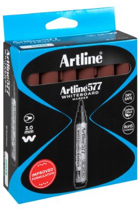 Picture of ARTLINE 577 WHITEBOARD MARKER BROWN
