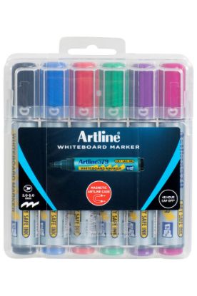 Picture of ARTLINE 579 WHITEBOARD MARKER ASST 6 HC